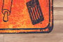 Conceptum Funk Chenille - Orange AL 316 Multicolor